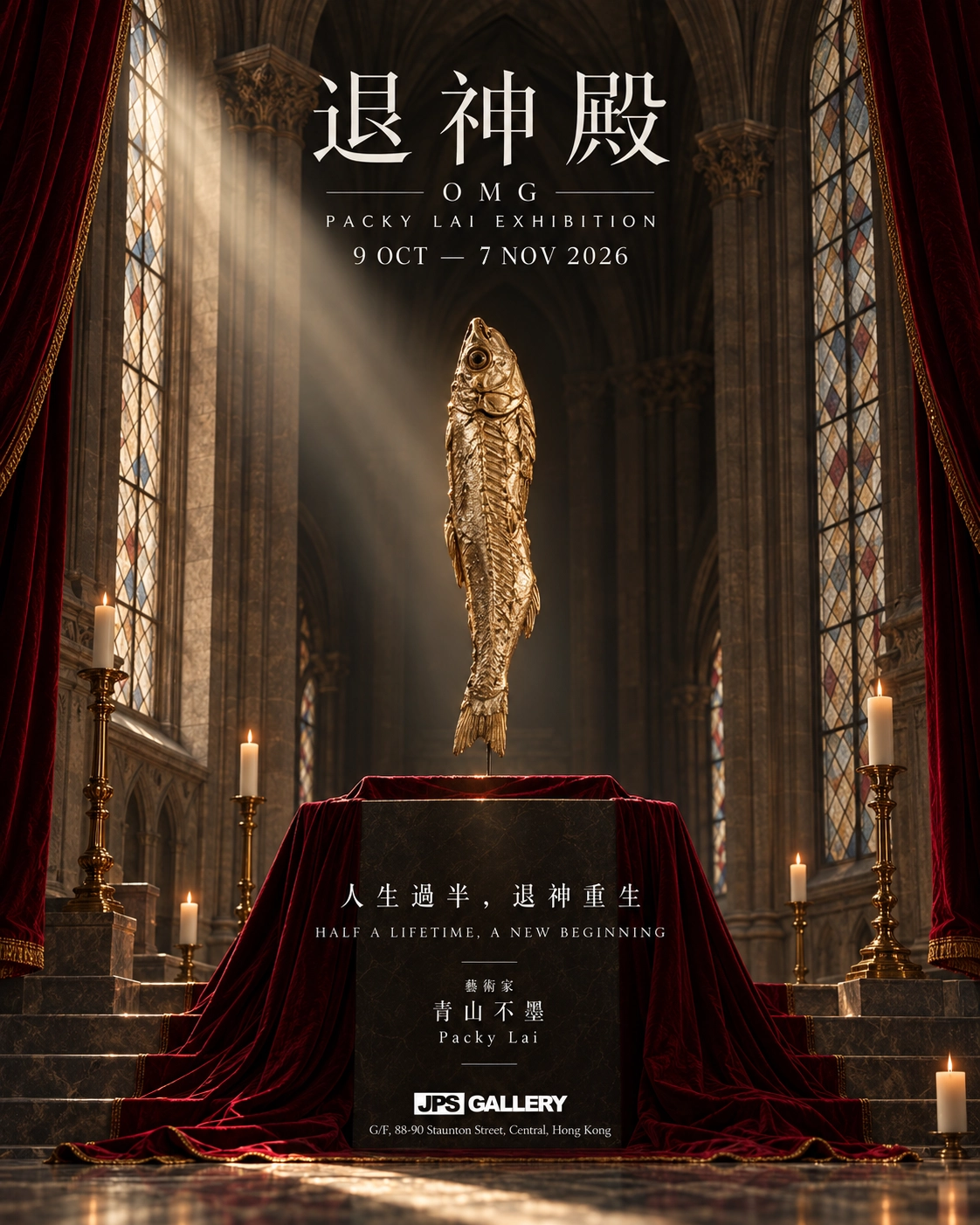 青山不墨 Packy Lai「退神殿」个人展览