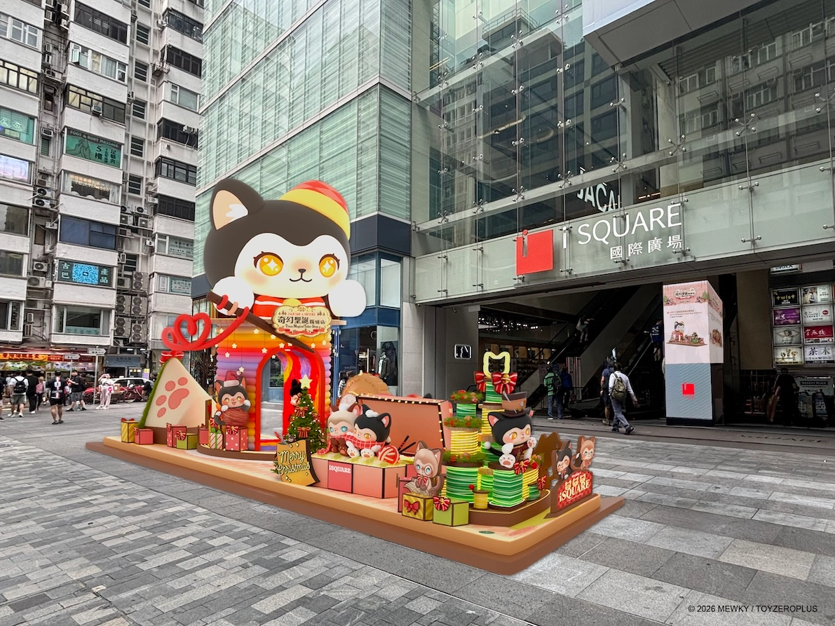 iSQUARE × TOYZEROPLUS MEWKY奇幻圣诞裁缝店@iSQUARE 国际广场